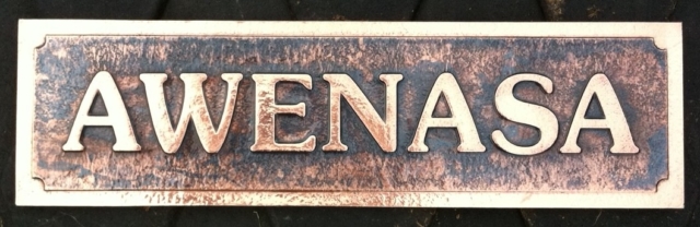 awenasa-copper-house-sign